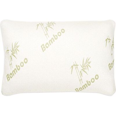 Ezysleep - Medium Support Bamboo Memory Foam Pillow - White - One Size - Pillow Ezysleep - Medium Support Bamboo Memory Foam Pillow - White - One Size - Pillow