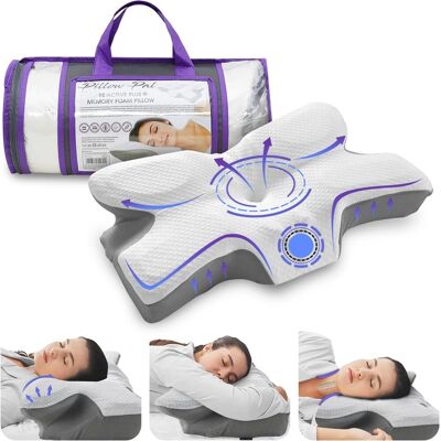 GAVENO CAVAILIA Re Active Orthopedic Pillow in White White GAVENO CAVAILIA Re Active Orthopedic Pillow in White White