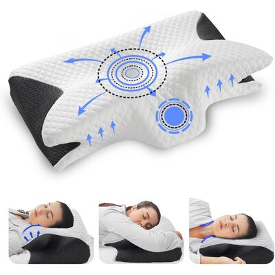 GAVENO CAVAILIA Orthopedic Pillow in White White GAVENO CAVAILIA Orthopedic Pillow in White White