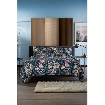 Deyongs Spring Flowers Duvet Set with Digitally Printed Size: Double Multicolor Double Deyongs Spring Flowers Duvet Set with Digitally Printed Size: Double Multicolor Double