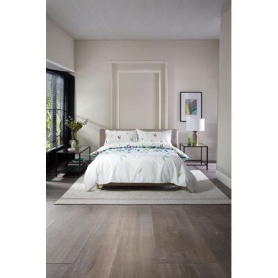The Lyndon Company Bamboo Leaves 100% Cotton Printed Duvet Set Size: King Multicolor King The Lyndon Company Bamboo Leaves 100% Cotton Printed Duvet Set Size: King Multicolor King