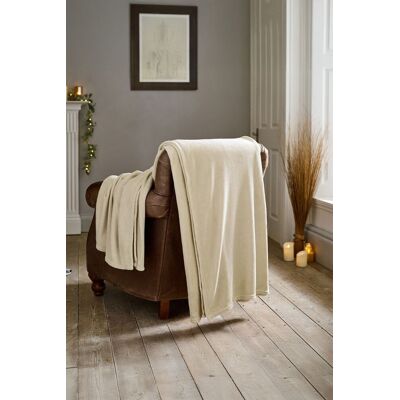 Deyongs "The Big One" Ultra-Soft Large Plush Throw - 230x270cm Oversized Fleece Blanket in White Size: 230 cm x 270 cm White 230 cm x 270 cm Deyongs "The Big One" Ultra-Soft Large Plush Throw - 230x270cm Oversized Fleece Blanket in White Size: 230 cm x 270 cm White 230 cm x 270 cm