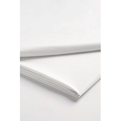 Christy - 400TC Luxury Cotton Sateen - White - Flat Sheet Christy - 400TC Luxury Cotton Sateen - White - Flat Sheet
