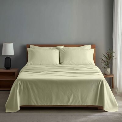 Snug City Luxury 400TC Sateen Soft Touch Hotel Quality Flat Sheet Bed Linen in Cream Size: Single Cream Single Snug City Luxury 400TC Sateen Soft Touch Hotel Quality Flat Sheet Bed Linen in Cream Size: Single Cream Single