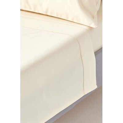 Homescapes Egyptian Cotton Flat Sheet 1000 Thread Count in Cream Size: Double Flat Cream Double Flat Homescapes Egyptian Cotton Flat Sheet 1000 Thread Count in Cream Size: Double Flat Cream Double Flat