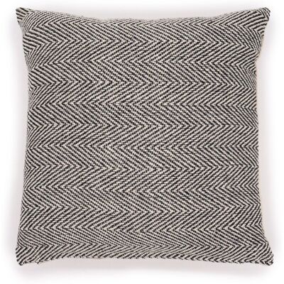 Four Candle Jodełka Drobna Grey 40x40cm Classic Cushion Cover - Cushion Cover Four Candle Jodełka Drobna Grey 40x40cm Classic Cushion Cover - Cushion Cover
