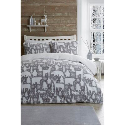 Fusion Arctic Animals Christmas Duvet Cover Set - Single Fusion Arctic Animals Christmas Duvet Cover Set - Single