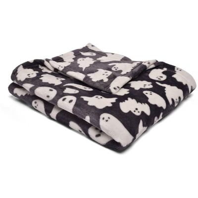 Bedlam Model - Spooky Ghosts Plush Fleece Throw - 120cm x 150cm Bedlam Model - Spooky Ghosts Plush Fleece Throw - 120cm x 150cm