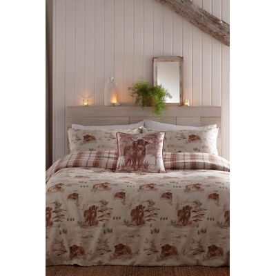 Dreams & Drapes Hanson Highland Cow Duvet Cover Bedding Set - Bedding Set Dreams & Drapes Hanson Highland Cow Duvet Cover Bedding Set - Bedding Set