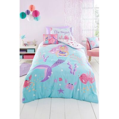Bedlam Mermaid Vibes Aqua Bedding Set - Bedding set Bedlam Mermaid Vibes Aqua Bedding Set - Bedding set