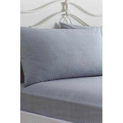Dreams & Drapes Kristen Bed Linen Fitted Sheet Grey - Bed linen set Dreams & Drapes Kristen Bed Linen Fitted Sheet Grey - Bed linen set