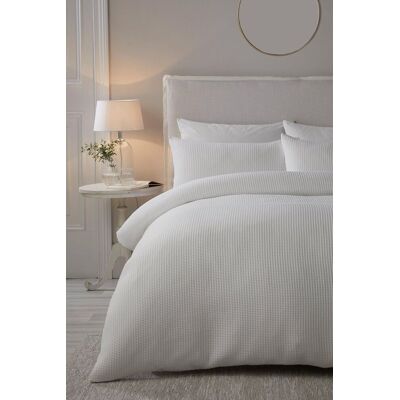 Serene Lindly Duvet Cover Bedding Set - White - Bedding Set Serene Lindly Duvet Cover Bedding Set - White - Bedding Set