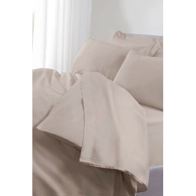 The Linen Consultancy 'TLC 5 Star Hotel Concept' 250TC Cotton Percale Flat Sheet in Taupe Size: Super King Flat Taupe Super King Flat The Linen Consultancy 'TLC 5 Star Hotel Concept' 250TC Cotton Percale Flat Sheet in Taupe Size: Super King Flat Taupe Super King Flat