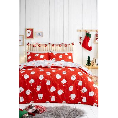Fusion Happy Santa Duvet Cover Bedding Set - Bedding Set Fusion Happy Santa Duvet Cover Bedding Set - Bedding Set