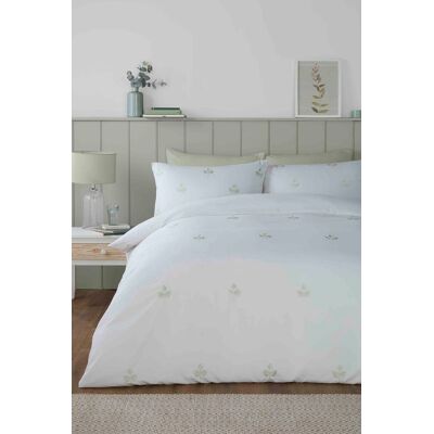 Serene - Emily Embroidered - White - Duvet Cover Set Serene - Emily Embroidered - White - Duvet Cover Set