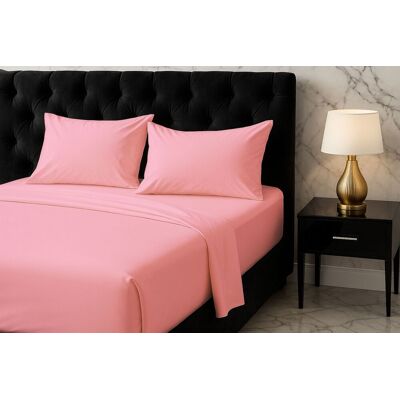 Snug City Microfibre Soft Touch Flat Sheet Plain Dyed Bed Linen in Pink Size: Single Flat Pink Single Flat Snug City Microfibre Soft Touch Flat Sheet Plain Dyed Bed Linen in Pink Size: Single Flat Pink Single Flat
