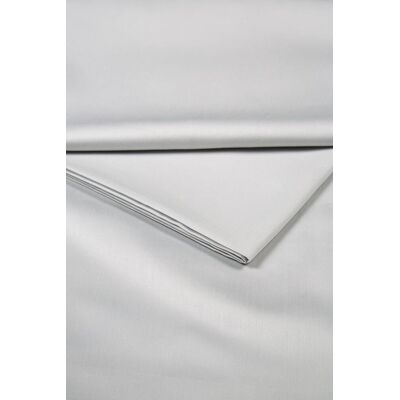 Christy - 400TC Sateen Flat Sheet - Light Grey - Double - Flat Sheet Christy - 400TC Sateen Flat Sheet - Light Grey - Double - Flat Sheet