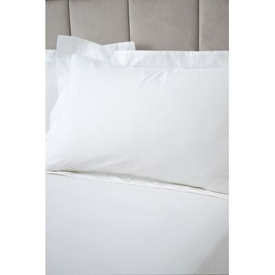 Bianca Egyptian Cotton Pillowcase - White - Standard Pillowcase Bianca Egyptian Cotton Pillowcase - White - Standard Pillowcase