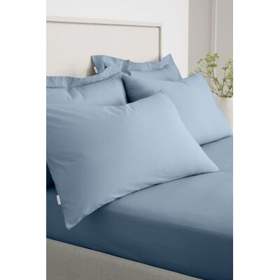 Bianca '200 Thread Count Cotton Percale' Standard Pillowcase Pair in Blue Blue Bianca '200 Thread Count Cotton Percale' Standard Pillowcase Pair in Blue Blue