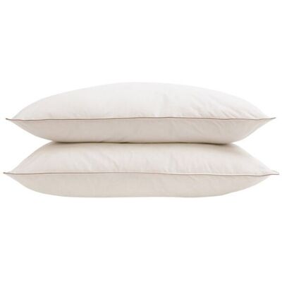 Soak&Sleep Soft As Down Microfibre Standard Pillow Pair - Soft/Medium in White White Soak&Sleep Soft As Down Microfibre Standard Pillow Pair - Soft/Medium in White White