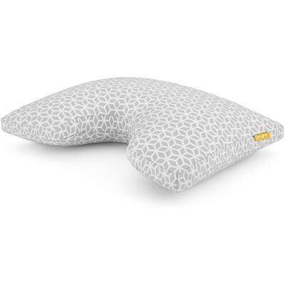 Brightr Sleep MoonHug Adjustable Memory Foam Pillow in Grey Grey Brightr Sleep MoonHug Adjustable Memory Foam Pillow in Grey Grey