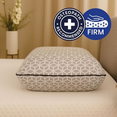Brightr Sleep Eclipse Best Firm Pillow for Back & Neck Pain Relief in Grey Grey Brightr Sleep Eclipse Best Firm Pillow for Back & Neck Pain Relief in Grey Grey
