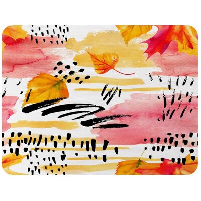 Benjamin Tate Design Abstract Fall Pattern In Bright Autumn Colours Blanket in Natural Size: 120 cm x 150 cm Natural 120 cm x 150 cm Benjamin Tate Design Abstract Fall Pattern In Bright Autumn Colours Blanket in Natural Size: 120 cm x 150 cm Natural 120 cm x 150 cm