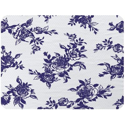 Benjamin Tate Design Roses Print On Polka Dots Blanket in Natural Size: 120 cm x 150 cm Natural 120 cm x 150 cm Benjamin Tate Design Roses Print On Polka Dots Blanket in Natural Size: 120 cm x 150 cm Natural 120 cm x 150 cm