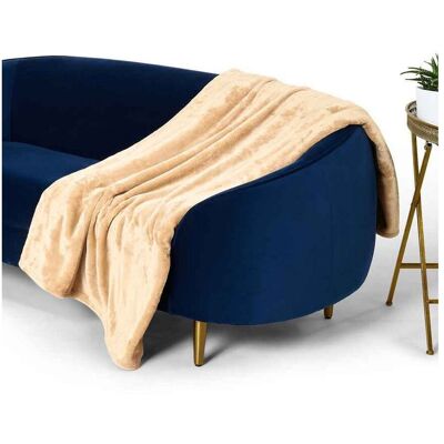 Brand Lab Fleece Blanket in Camel Camel Brand Lab Fleece Blanket in Camel Camel