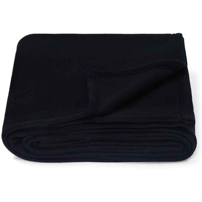 Brand Lab Polar Fleece Blanket in Black Black Brand Lab Polar Fleece Blanket in Black Black