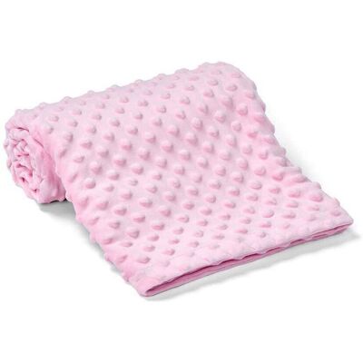 Lab Minky Embossed Blanket - Light Pink - Blanket Lab Minky Embossed Blanket - Light Pink - Blanket