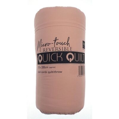 Home & Living Luxury Travel Quilt in Pink Pink Home & Living Luxury Travel Quilt in Pink Pink