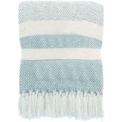 Home & Living Izzy Throw in Duck Egg Blue Duck Egg Blue Home & Living Izzy Throw in Duck Egg Blue Duck Egg Blue