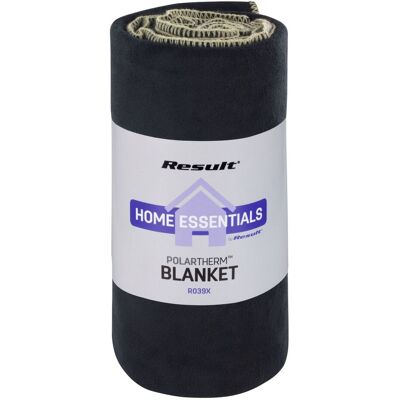Result Winter Essentials Polartherm Blanket - Black, One Size Result Winter Essentials Polartherm Blanket - Black, One Size