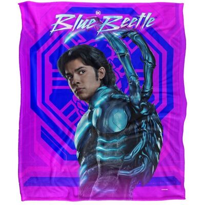 Blue Beetle (2023) Blanket, 152x127 cm Beetle Neon Glare Silky Touch Super Soft Throw Blanket in White White 152x127 cm Blue Beetle (2023) Blanket, 152x127 cm Beetle Neon Glare Silky Touch Super Soft Throw Blanket in White White 152x127 cm