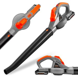 Terratek 20V Cordless Leaf Blower, 1HR Fast Charge, Lightweight & Powerful, Includes 1 Battery & 1 Charger in Grey Grey Terratek 20V Cordless Leaf Blower, 1HR Fast Charge, Lightweight & Powerful, Includes 1 Battery & 1 Charger in Grey Grey