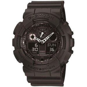 Casio G-Shock Plastic/resin Classic Combination Quartz Watch - Ga-100-1A1Er