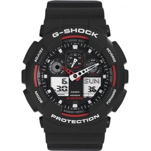 Casio G-Shock Plastic/resin Classic Combination Quartz Watch - Ga-100-1A4Er