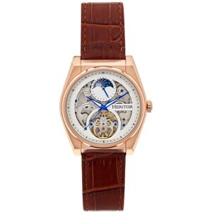 Heritor Automatic Men's Daxton Skeleton Watch - Blue in Rose Gold Rose Gold One Size Heritor Automatic Men's Daxton Skeleton Watch - Blue in Rose Gold Rose Gold One Size