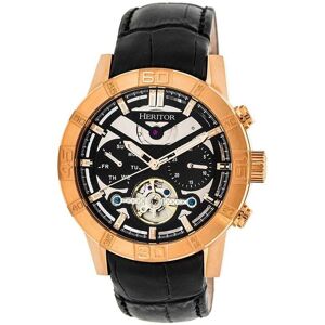 Heritor Automatic Men's Hannibal Semi-Skeleton Leather-Band Watch Multicolor One Size Heritor Automatic Men's Hannibal Semi-Skeleton Leather-Band Watch Multicolor One Size