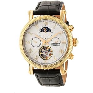 Heritor Automatic Men's Winston Semi-Skeleton Leather-Band Watch in White White One Size Heritor Automatic Men's Winston Semi-Skeleton Leather-Band Watch in White White One Size