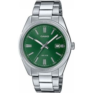 Casio MTP-1302PD-3AVEF Collection 39mm Quartz Watch in Silver Silver One Size Casio MTP-1302PD-3AVEF Collection 39mm Quartz Watch in Silver Silver One Size