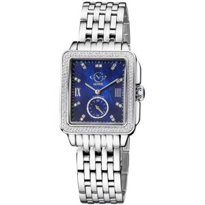 GV2 Women's Bari Tortoise, Swiss Quartz Watch, Black MOP Dial, 316L Stainless Steel 34 MM, Sapphire Crystal in Silver Silver One Size GV2 Women's Bari Tortoise, Swiss Quartz Watch, Black MOP Dial, 316L Stainless Steel 34 MM, Sapphire Crystal in Silver Silver One Size