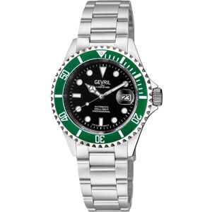 Gevril Men's Wall Street Swiss Automatic Sellita SW200 Watch in Bottle Green Bottle Green One Size Gevril Men's Wall Street Swiss Automatic Sellita SW200 Watch in Bottle Green Bottle Green One Size