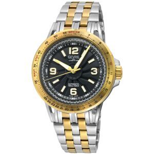 Gevril Men's Wind master, Swiss Automatic Watch, Black Dial, 316L Stainless Steel, & Sapphire Crystal Multicolor One Size Gevril Men's Wind master, Swiss Automatic Watch, Black Dial, 316L Stainless Steel, & Sapphire Crystal Multicolor One Size