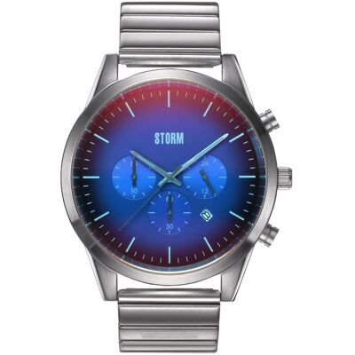 STORM Men's Crusader Slate Blue in Silver Silver One Size STORM Men's Crusader Slate Blue in Silver Silver One Size