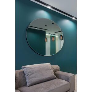 MirrorOutlet All Glass Circular Bevelled Venetian Design Round Wall Mirror 120 x 120CM