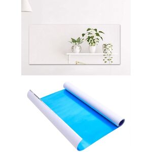 Living and Home 60x200cm Flexible Mirror Sheets Self Adhesive Non Glass Mirror Tiles Mirror Stickers for Home Wall Decor in Clear Size: 60x200 cm Clear 60x200 cm Living and Home 60x200cm Flexible Mirror Sheets Self Adhesive Non Glass Mirror Tiles Mirror Stickers for Home Wall Decor in Clear Size: 60x200 cm Clear 60x200 cm