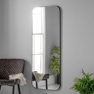 Yearn Mirrors Large Full Length Black Radius Corner Mirror 150x60cm Size: 150x60 cm Black 150x60 cm Yearn Mirrors Large Full Length Black Radius Corner Mirror 150x60cm Size: 150x60 cm Black 150x60 cm