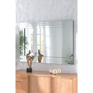 Yearn Mirrors Triple Surround Wall Mirror 90x60cm in Black Size: 90x60 cm Black 90x60 cm Yearn Mirrors Triple Surround Wall Mirror 90x60cm in Black Size: 90x60 cm Black 90x60 cm